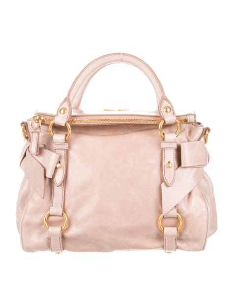 miu miu vitello lux mini bow satchel|Miu Miu Vitello Lux Bow Satchel .